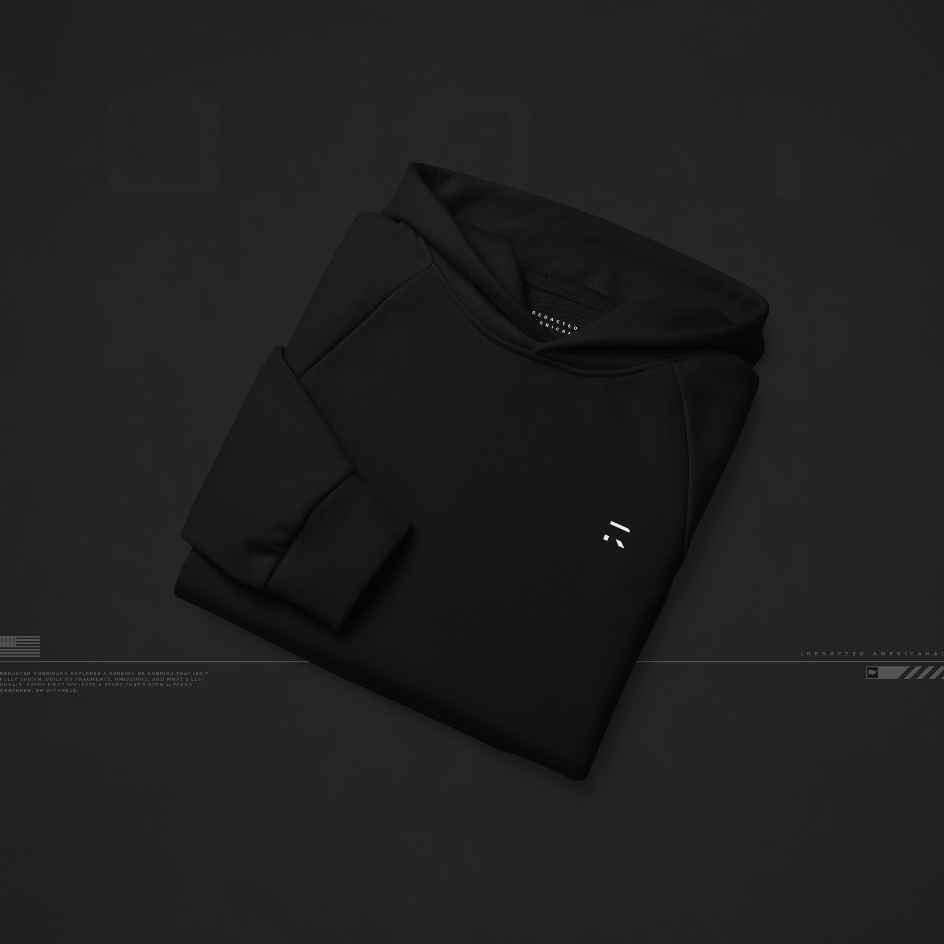 001 Black Heavyweight Hoodie // Partially Disclosed
