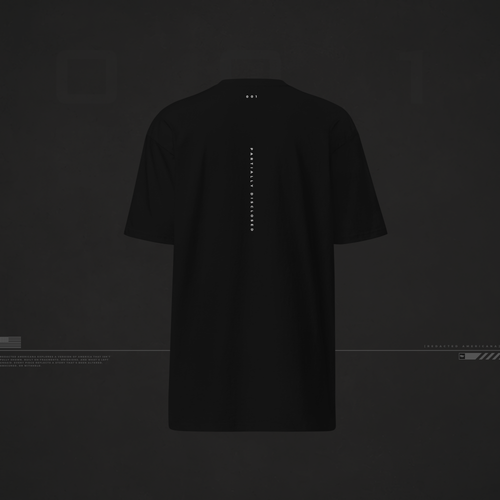 001 Black Heavyweight T-Shirt // Partially Disclosed